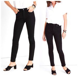 FIDELITY Ace Mid Rise Ultra Slim Black Jeans